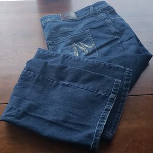 22 long maurices slim boot denim